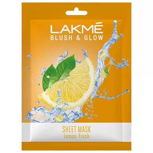LAKME BAG FR SHEET MASK-LEMON 25ML 25 ml