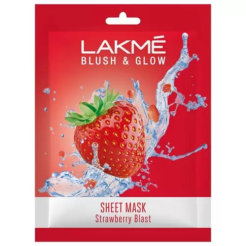 LAKME BAG FR SHEET MASK-STRAWBERRY 25ML 25 ml