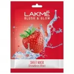Lakme bag fr sheet mask-strawberry 25ml