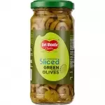 Del monte sliced green olives 235g