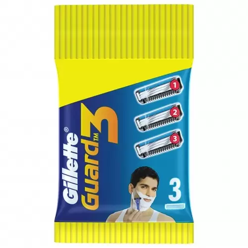 GILLETTE GUARD 3 CARTRIDGES  3N 3 Nos