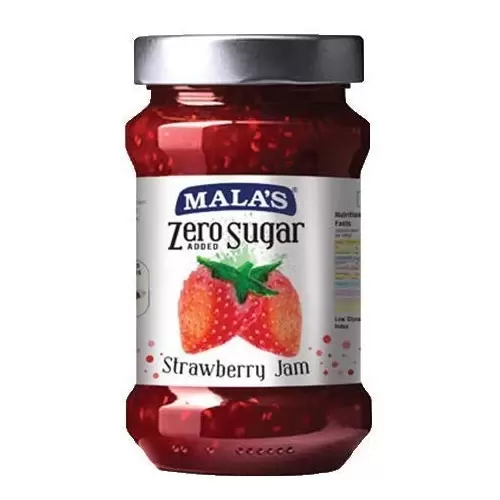 MALAS ZERO SUGAR STRAWBERRY JAM  350G 350 gm