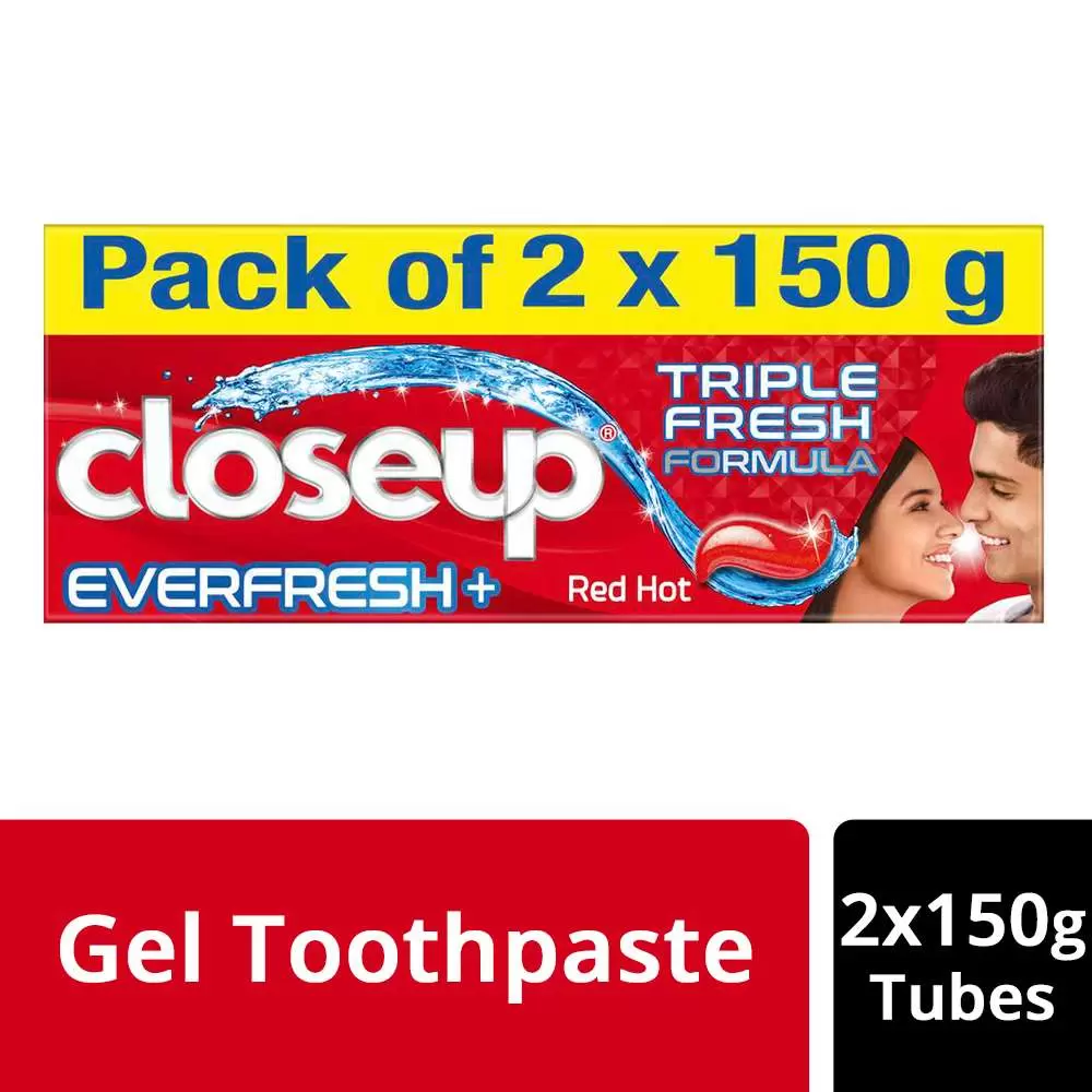 CLOSE UP RED HOT GEL VENUS 1 + 1 TOOTH PASTE 150 gm