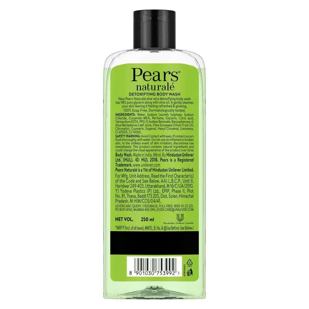 PEARS NATURALE ALOE VERA BODY WASH 250 ml