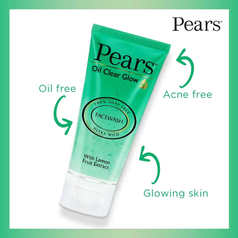 PEARS OIL & CLEAR GLOW FACE WASH 60 gm