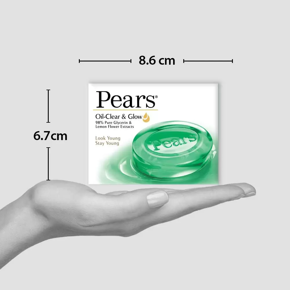 PEARS OIL CLEAR & GLOW SOAP 75 gm