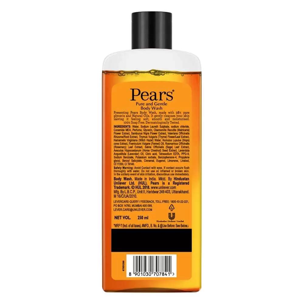 PEARS PURE AND GENTLE SHOWER GEL 250 ml