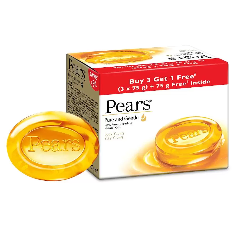 PEARS PURE & GENTLE 3*75gm 75 gm