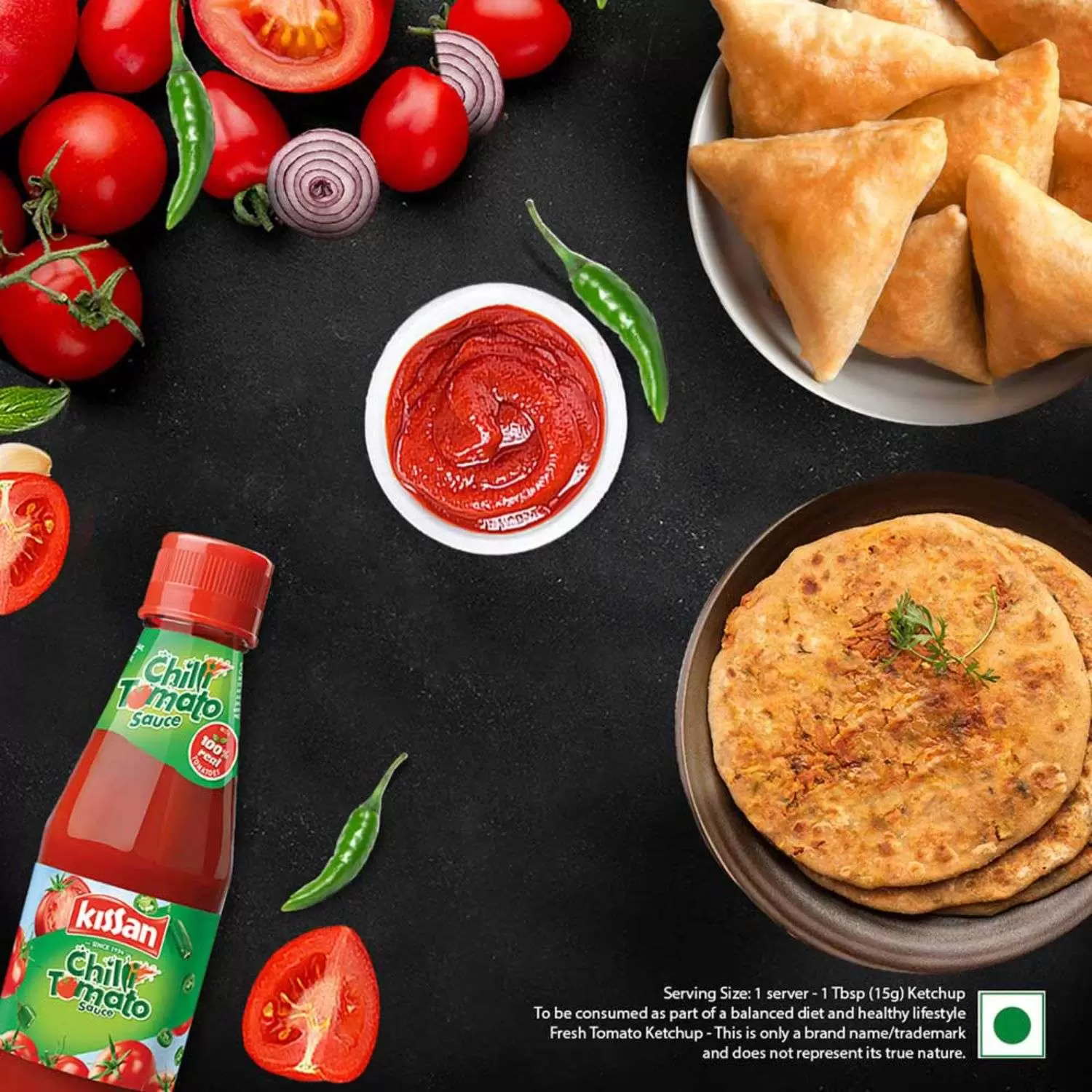 KISSAN CHILLI TOMATO KETCHUP 200 gm