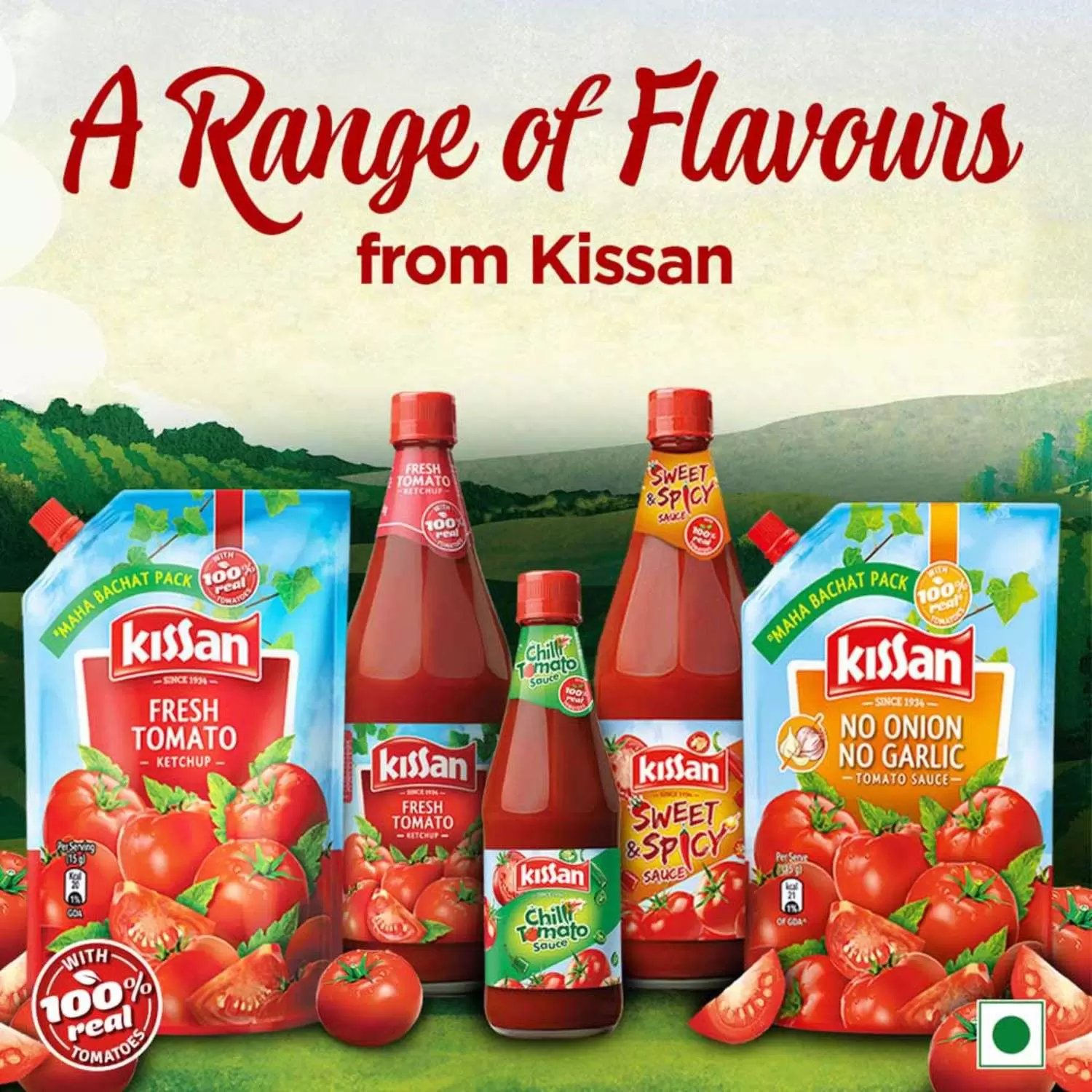 KISSAN CHILLI TOMATO KETCHUP 200 gm