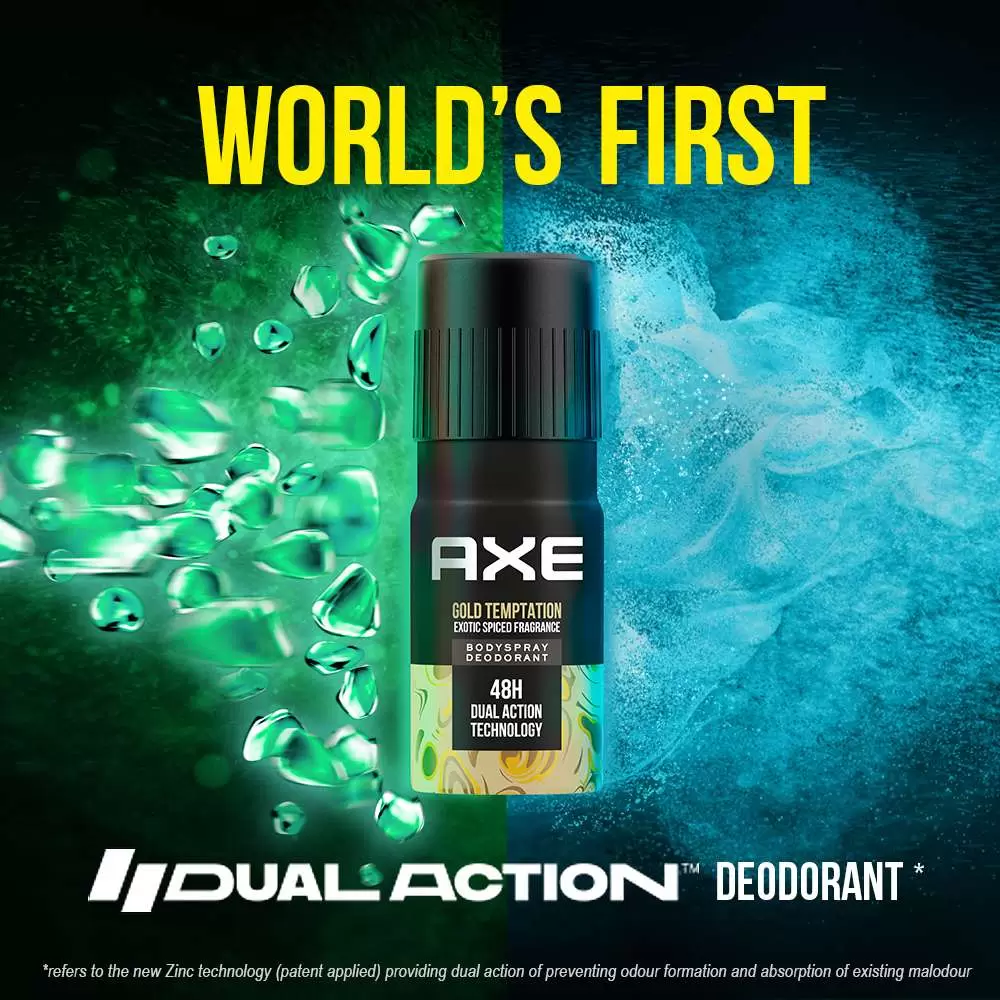 AXE GOLD TEMPTATION DEODORANT SPRAY 150 ml