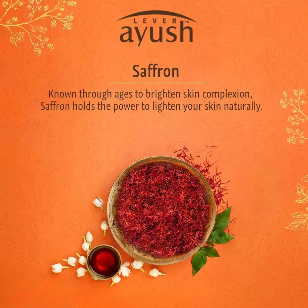 AYUSH NATURAL FAIRNESS SAFFRON SOAP 100 gm