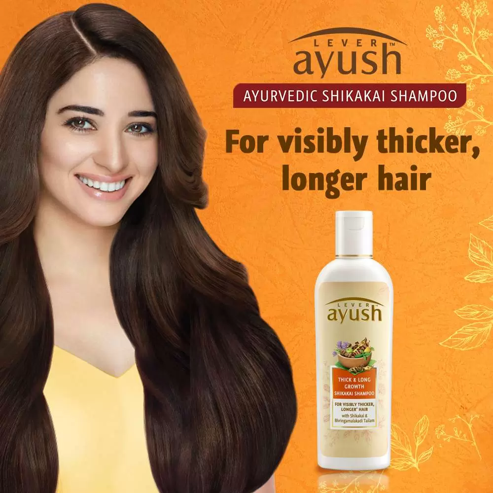 AYUSH THICK&LONG GROWTH SHIKAKAI SHAMPOO 175 ml