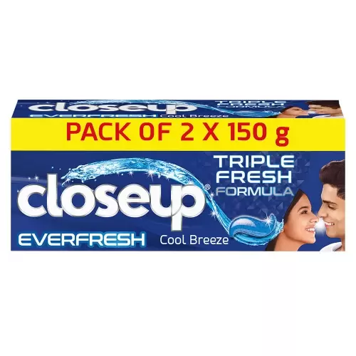CLOSE UP COOL BREEZE TOOTH PASTE 2*150G 150 gm