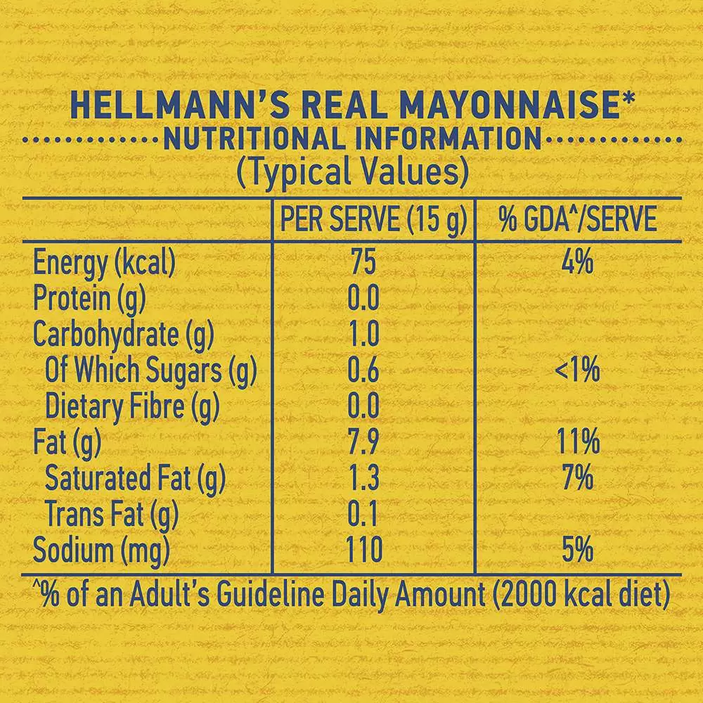 HELLMANNS REAL MAYONNAISE  275 gm
