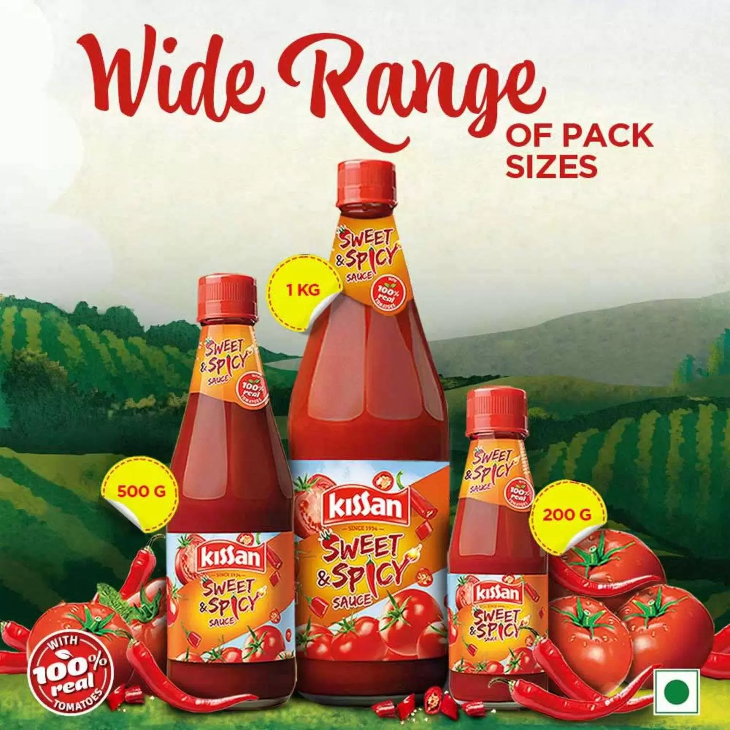 KISSAN SWEET & SPICY SAUCE 200 gm