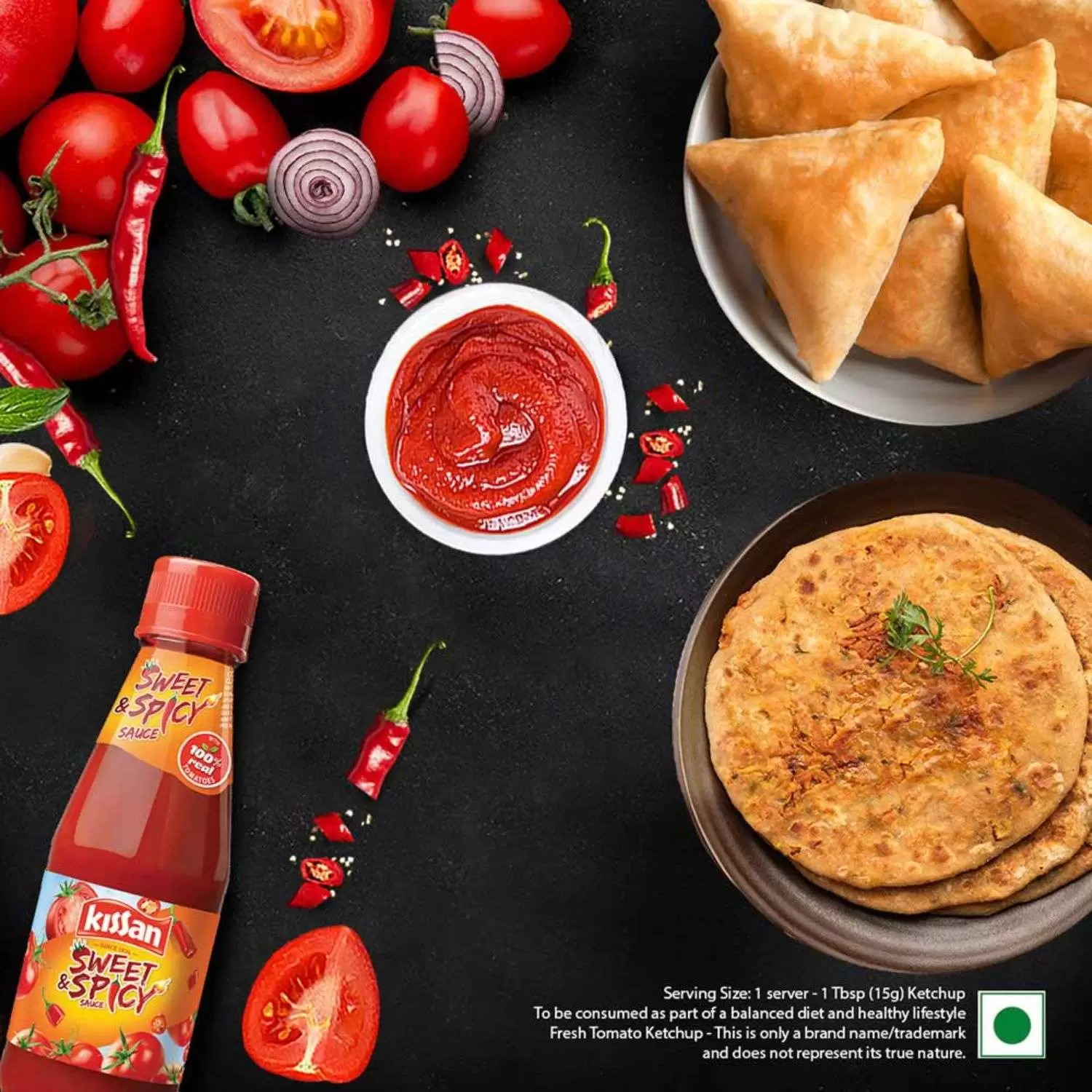 KISSAN SWEET & SPICY SAUCE 200 gm