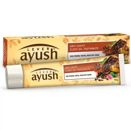 AYUSH ANTI CAVITY CLOVE OIL TOOTH PASTE 2*150G 150 gm