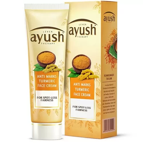 AYUSH ANTI MARKS TURMERIC FACE CREAM 50 gm