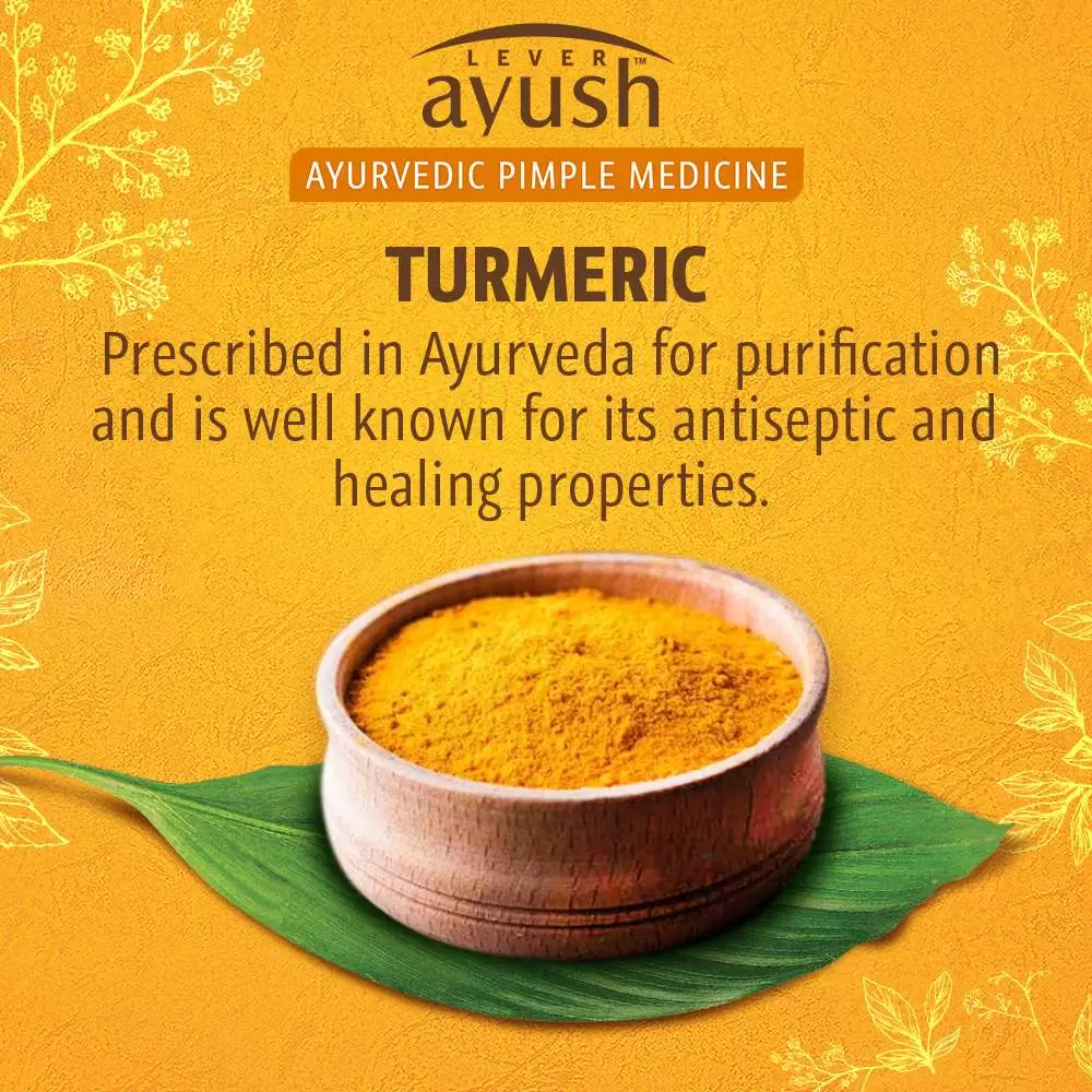 AYUSH ANTI PIMPLE TURMERIC FACE WASH 50 gm