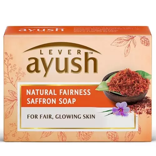 AYUSH NATURAL FAIRNESS SAFFRON SOAP 100 gm