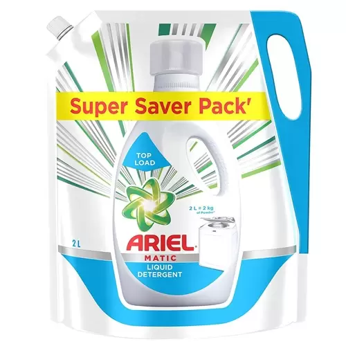 ARIEL MATIC DETERGENT LIQUID TOP LOAD  POUCH  2 l