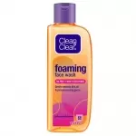 Clean&clear foaming face wash