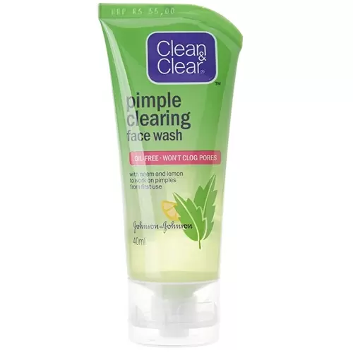 CLEAN&CLEAR PIMPLE CLEARING FACE WASH 40 ml