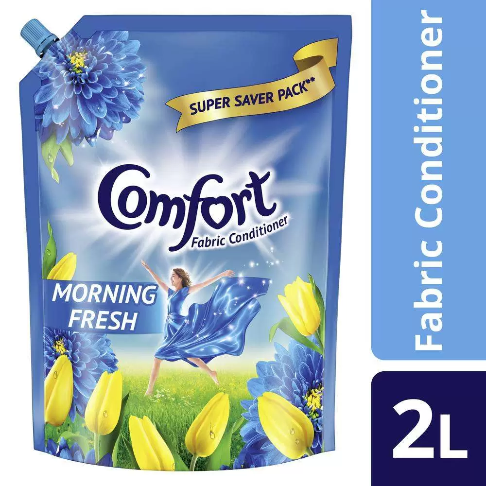 COMFORT FABRIC CONDITIONER BLUE 2LTR POUCH 2 l