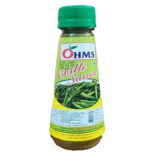 OHMS GREEN CHILLI SAUCE OHMS CHILLI SAUCE 200G 200 gm