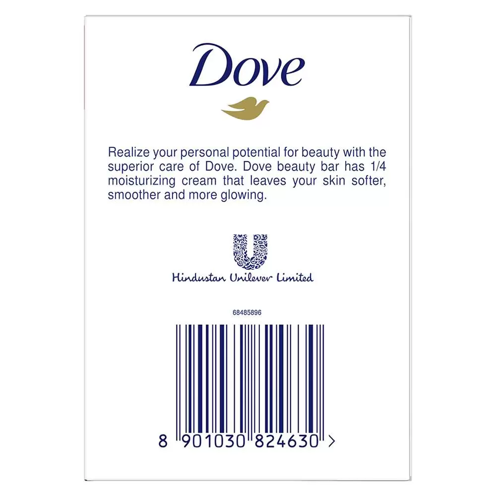 DOVE CREAM BEAUTY BATHING BAR 4*125G 125 gm