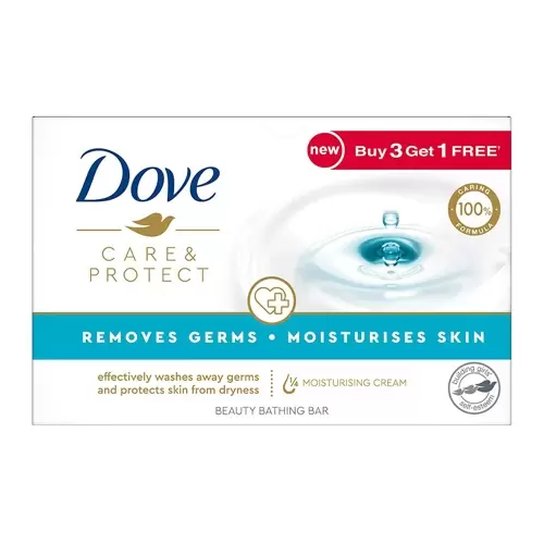 DOVE CARE & PROTECT SOAP 3*100GM 3 Nos