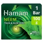 HAMAM SOAP BAR NEEM TULSI AND ALOE VERA 100gm