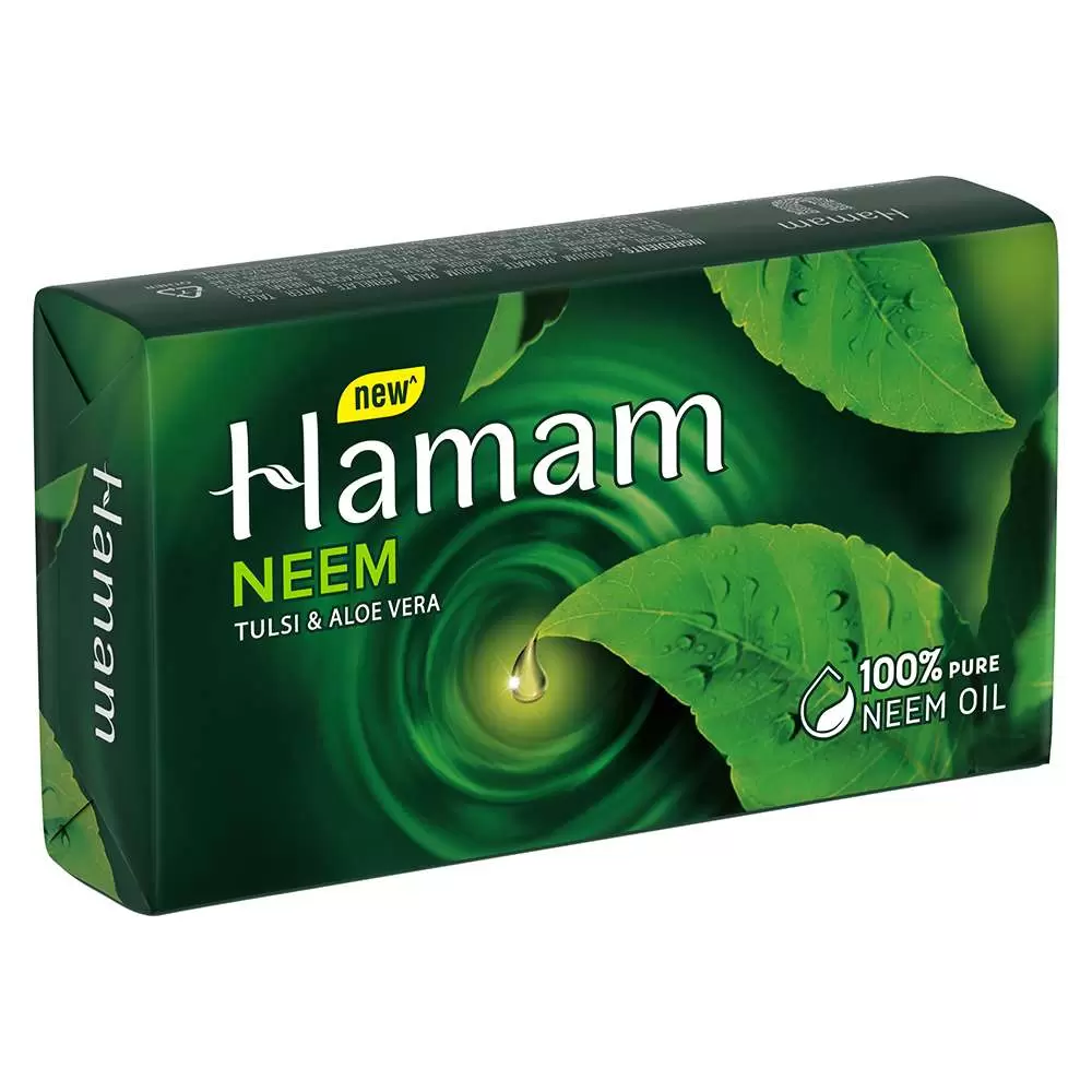 HAMAM SOAP BAR NEEM TULSI AND ALOE VERA 100 gm