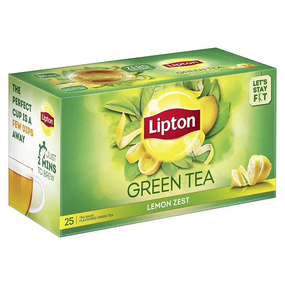 LIPTON CLEAR GREEN LEMON ZEST TEA 25 Nos