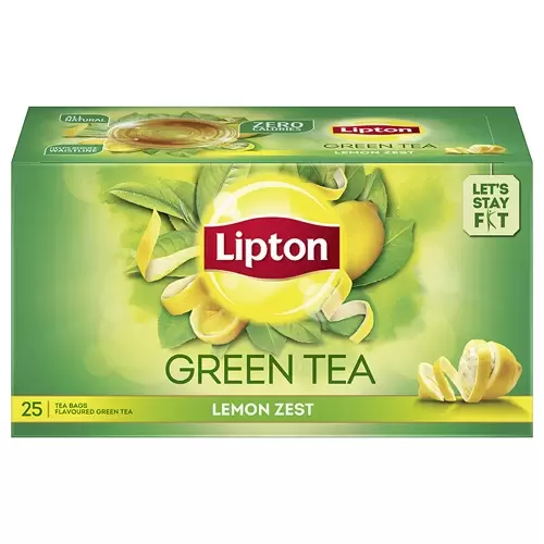 LIPTON CLEAR GREEN LEMON ZEST TEA 25 Nos