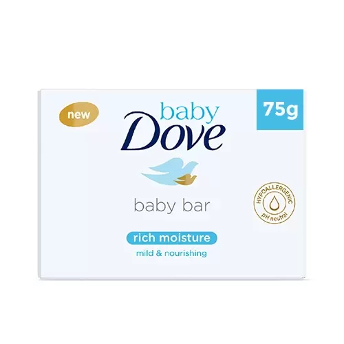 DOVE BABY RICH MOISTURE BATHING BAR 75 gm