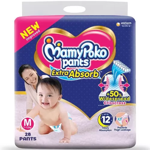 MAMY POKO PANTS MEDIUM 28 PCS 28 Nos