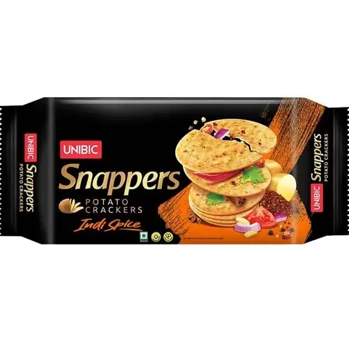 UNIBIC SNAPPERS INDI SPICE POTATO CRACKERS  300 gm