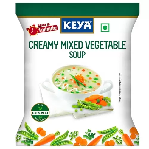 KEYA INSTANT SOUP CREAMY MIX VEG 52 gm