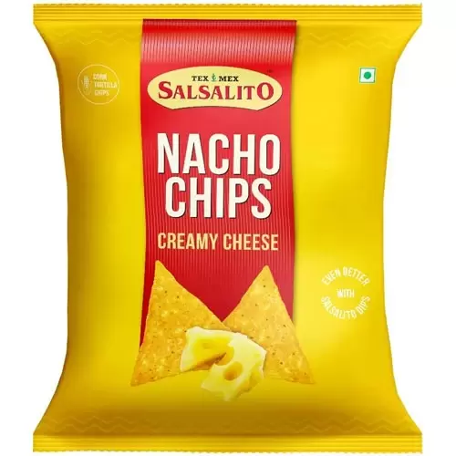 SALSALITO NACHO CHIPS CREAMY CHEESE 60 gm