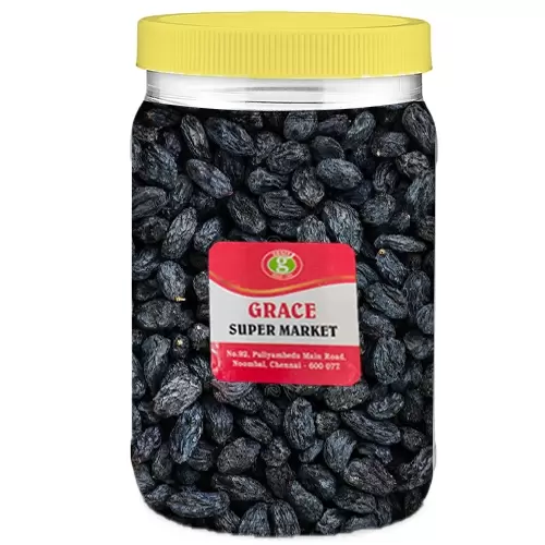 BLACK DRY GRAPES  500 gm