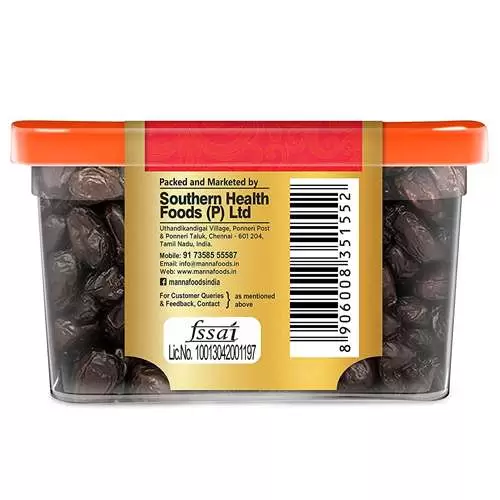 MANNA BLACK DATES 180G 180 gm