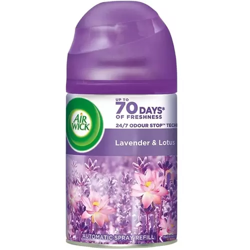 AIRWICK AUTOMATIC  HILLS OF MUNNAR LAVENDER&LOTUS SPRAY   250 ml