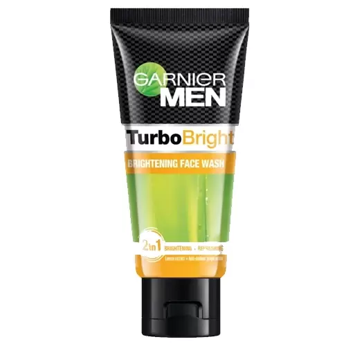 GARNIER MEN TURBO BRIGHT BRIGHTENING FACE WASH 50G 50 gm