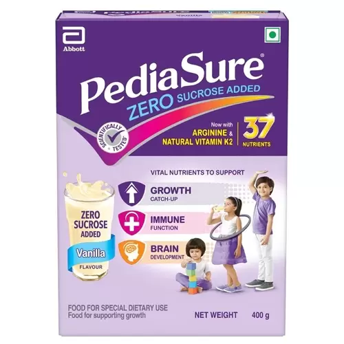 PEDIASURE ZERO SUCROSE VANILLA 400G 400 gm