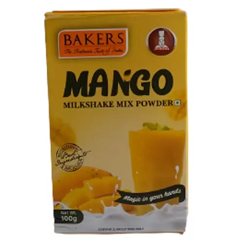 BAKERS MANGO MILKSHAKE MIX POWDER 100G 100 gm