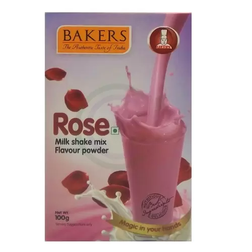 BAKERS ROSE MILKSHAKE MIX POWDER 100G 100 gm