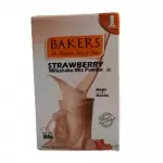Bakers strawberry milkshake mix powder 100g
