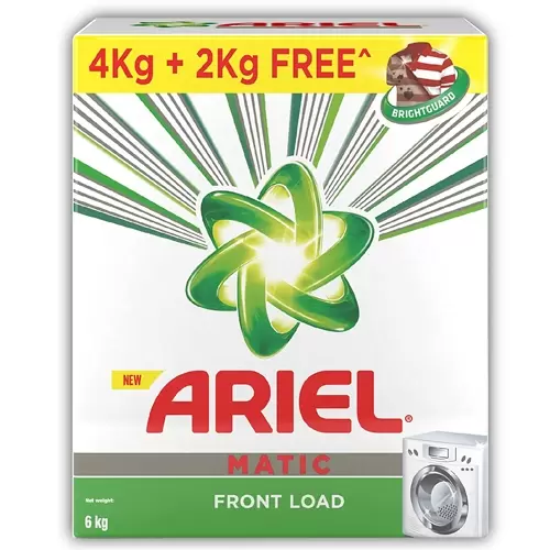 ARIEL MATIC FRONT LOAD 4KG+2KG FREE 4 kg
